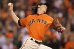 SAN FRANCISCO - JUNE 11:  Tim Lincecum #55 of the San Francisco Giants pitches against the Oakland Athletics during an MLB game at AT&T Park on June 11, 2010 in San Francisco, California.  (Photo by Jed Jacobsohn/Getty Images)