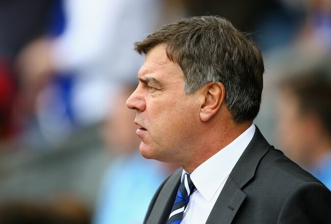 BLACKBURN, ENGLAND - AUGUST 15: Blackburn Rovers Manager Sam Allardyce looks on prior to the Barclays Premier League match between Blackburn Rovers and Manchester City at Ewood Park on August 15, 2009 in Blackburn, England. (Photo by Alex Livesey/Getty Images)