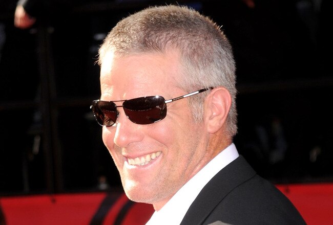 LOS ANGELES, CA - JULY 14:  Minnesota Vikings quarterback Brett Favre arrives at the 2010 ESPY Awards at Nokia Theatre L.A. Live on July 14, 2010 in Los Angeles, California.  (Photo by Jason Merritt/Getty Images)