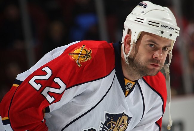 NEWARK, NJ - DECEMBER 11: Jeff Taffe #22 of the Florida Panthers skates against the New Jersey Devils at the Prudential Center on December 11, 2009 in Newark, New Jersey. (Photo by Bruce Bennett/Getty Images)