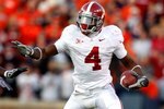 AUBURN, AL - NOVEMBER 27:  Mark Barron #4 of the Alabama Crimson Tide against the Auburn Tigers at Jordan-Hare Stadium on November 27, 2009 in Auburn, Alabama.  (Photo by Kevin C. Cox/Getty Images)