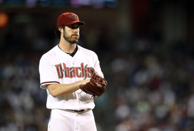 PHOENIX - JUNE 22:  Starting pitcher Dan Haren #15 of the Arizona Diamondbacks pitches against the New York Yankees during the Major League Baseball game at Chase Field on June 22, 2010 in Phoenix, Arizona. The Yankees defeated the Diamondbacks 9-3.  (Photo by Christian Petersen/Getty Images)