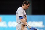 ANAHEIM, CA - JULY 02:  Scott Podsednik #22 of the Kansas City Royals leaves the field after he is doubled off second base against the Los Angeles Angels during the first inning at Angel Stadium on July 2, 2010 in Anaheim, California.  (Photo by Harry How/Getty Images)