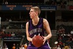 INDIANAPOLIS - MARCH 12:  Kevin Coble #44 of  the Northwestern Wildcats looks to pass the ball against the Minnesota Golden Gophers during the first round of the Big Ten Men's Basketball Tournament at Conseco Fieldhouse on March 12, 2009 in Indianapolis, Indiana.  (Photo by Jonathan Daniel/Getty Images)