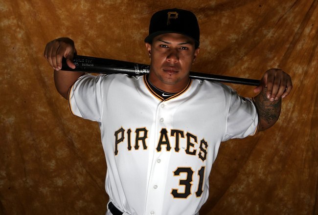 BRADENTON, FL - FEBRUARY 28:  Jose Tabata #31 of the Pittsburgh Pirates poses for photos during media day on February 28, 2010 in Bradenton, Florida.  (Photo by Marc Serota/Getty Images)