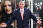 GREEN BAY, WI - JUNE 22:   Vince McMahon attends a press conference about the WWE at the Austin Straubel International Airport on June 22, 2009 in Green Bay, Wisconsin.  (Photo by Mark A. Wallenfang/Getty Images)
