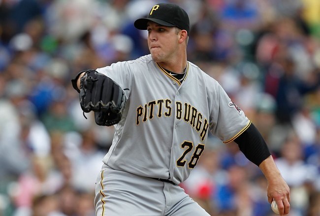 CHICAGO - MAY 15: Starting pitcher Paul Maholm #28 of the Pittsburgh Pirates delivers the ball against the Chicago Cubs at Wrigley Field on May 15, 2010 in Chicago, Illinois. The Pirates defeated the Cubs 4-3.  (Photo by Jonathan Daniel/Getty Images)
