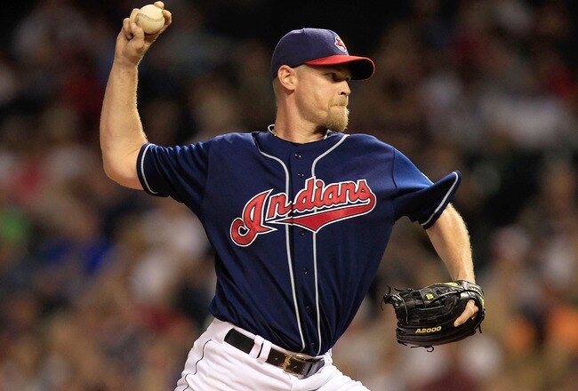 CLEVELAND - MAY 25:  Kerry Wood #34 of the Cleveland Indians pitches against the Chicago White Sox during the game on May 25, 2010 at Progressive Field in Cleveland, Ohio.  (Photo by Jared Wickerham/Getty Images)