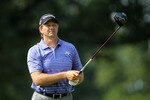 AKRON, OH - AUGUST 06:  Retief Goosen of South Africa watches his tee shot on the third hole during the second round of the World Golf Championships - Bridgestone Invitational on the South Course at Firestone Country Club on August 6, 2010 in Akron, Ohio.  (Photo by Andy Lyons/Getty Images)
