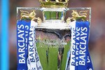 LONDON, ENGLAND - MAY 09:  A view of the Premier League trophy after the Barclays Premier League match between Chelsea and Wigan Athletic at Stamford Bridge on May 9, 2010 in London, England. Chelsea won 8-0 to win the championship.  (Photo by Clive Mason/Getty Images)