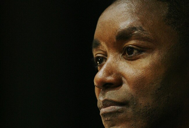MIAMI - APRIL 15:  Isiah Thomas talks to the media after he was introduced as the new head coach for Florida International Univeristy men's basketball team at U.S.Century Bank Arena on April 15, 2009 in Miami, Florida.  (Photo by Doug Benc/Getty Images)