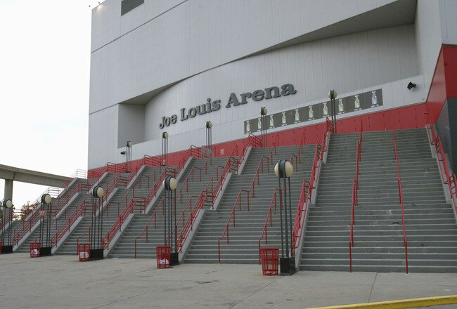DETROIT - FEBRUARY 8:  Joe Louis Arena is shown before the Detroit Red Wings game against the Nashville Predators on February 8, 2006 in Detroit, Michigan. The Red Wings won 6-0. (Photo By Dave Sandford/Getty Images)