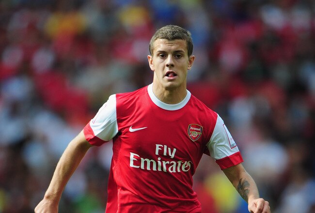 LONDON, ENGLAND - JULY 31:  Jack Wilshere of Arsenal in action during the Emirates Cup match between Arsenal and AC Milan at Emirates Stadium on July 31, 2010 in London, England.  (Photo by Mike Hewitt/Getty Images)