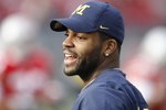 COLUMBUS, OH - NOVEMBER 18:  Former Michigan Wolverines player Braylon Edwards watches their game against the Ohio State Buckeyes on November 18, 2006 at Ohio Stadium in Columbus, Ohio.  Ohio State won 42-39.  (Photo by Gregory Shamus/Getty Images)