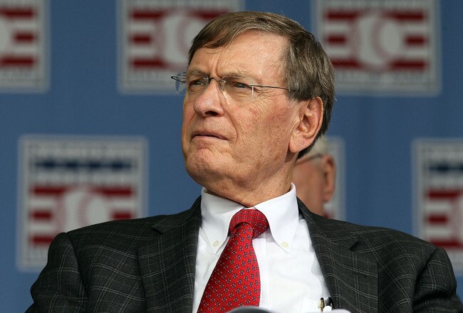 COOPERSTOWN, NY - JULY 25:  MLB commissioner Bud Selig attends the Baseball Hall of Fame induction ceremony at Clark Sports Center on July 25, 20010 in Cooperstown, New York. (Photo by Jim McIsaac/Getty Images)