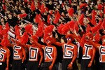 ATHENS, GA - NOVEMBER 21:  Fans of the Georgia Bulldogs cheer before the game agaisnt the Kentucky Wildcats at Sanford Stadium on November 21, 2009 in Athens, Georgia.  (Photo by Kevin C. Cox/Getty Images)