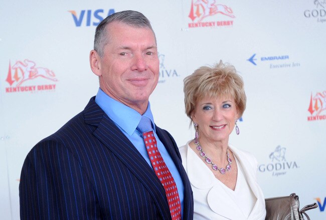 LOUISVILLE, KY - MAY 3:  WWE Chairman Vince McMahon and his wife Linda McMahon, CEO of World Wrestling Entertainment, Inc., attend the 134th running of the Kentucky Derby at Churchill Downs on May 3, 2008 in Louisville, Kentucky. (Photo by Jeff Gentner/Getty Images)