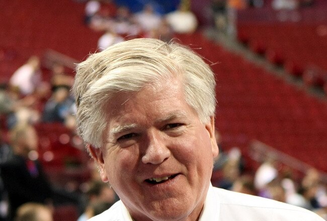 MONTREAL, QC - JUNE 26:  President & General Manager Brian Burke of the Toronto Maple Leafs looks on prior to the first round of the 2009 NHL Entry Draft at the Bell Centre on June 26, 2009 in Montreal, Quebec, Canada.  (Photo by Bruce Bennett/Getty Images)