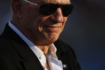CANTON, OH - AUGUST 8: Dallas Cowboys owner Jerry Jones looks on before the game against the Cincinnati Bengals during the 2010 Pro Football Hall of Fame Game at the Pro Football Hall of Fame Field at Fawcett Stadium on August 8, 2010 in Canton, Ohio. The Cowboys defeated the Bengals 16-7. (Photo by Joe Robbins/Getty Images)