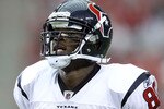 GLENDALE, AZ - AUGUST 14:  Wide receiver Andre Johnson #80 of the Houston Texans during preseason NFL game against the Arizona Cardinals at the University of Phoenix Stadium on August 14, 2010 in Glendale, Arizona.  The Cardinals defeated the Texans 19-16.  (Photo by Christian Petersen/Getty Images)