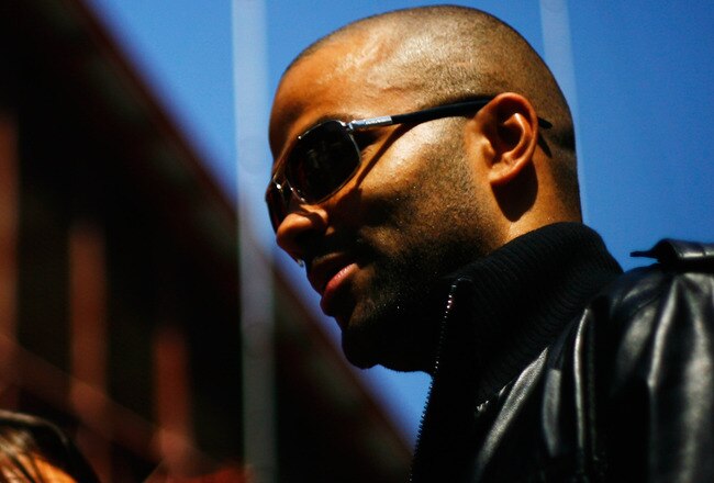 VALENCIA, SPAIN - JUNE 27:  Tony Parker of the San Antonio Spurs is seen in the paddock before the European Formula One Grand Prix at the Valencia Street Circuit on July 27, 2010, in Valencia, Spain.  (Photo by Ker Robertson/Getty Images)