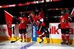 OTTAWA - APRIL 10:  Daniel Alfredsson #11 of the Ottawa Senators takes the ice against the Buffalo Sabres during their NHL game at Scotiabank Place on April 10, 2010 in Ottawa, Ontario, Canada.  The Sabres defeated the Senators 5-2. (Photo by Phillip MacCallum/Getty Images)