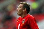 LLANELLI, WALES - AUGUST 11:  Craig Bellamy of Wales looks on during the International Friendly between Wales and Luxembourg at Parc y Scarlets on August 11, 2010 in Llanelli, Wales.  (Photo by Bryn Lennon/Getty Images)