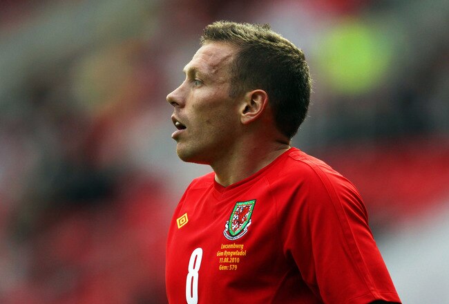 LLANELLI, WALES - AUGUST 11:  Craig Bellamy of Wales looks on during the International Friendly between Wales and Luxembourg at Parc y Scarlets on August 11, 2010 in Llanelli, Wales.  (Photo by Bryn Lennon/Getty Images)