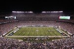 EAST RUTHERFORD, NJ - AUGUST 16: General view of the New Meadowlands Stadium during the first NFL game played in the new stadium on August 16, 2010 in East Rutherford, New Jersey. The New York Giants beat the New York Jets 31 - 16.  (Photo by Andrew Burton/Getty Images)