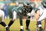 PHILADELPHIA - DECEMBER 2:  Shawn Andrews #73 of the Philadelphia Eagles crouches into position at the line of scrimmage during the NFL game against the Seattle Seahawks at the Lincoln Financial Field on December 2, 2007 in Philadelphia, Pennsylvania. (Photo by Al Bello/Getty Images)