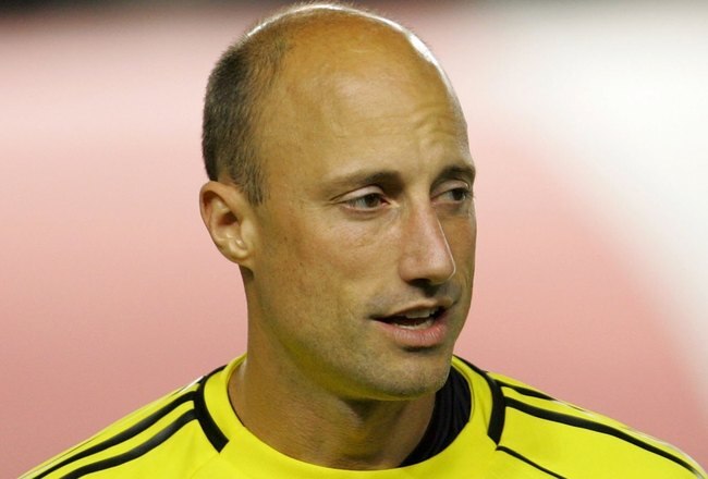 CARSON, CA - AUGUST 14:  Kasey Keller #18 of Seattle Sounders FC looks on prior to their MLS match against Chivas USA at The Home Depot Center on August 14, 2010 in Carson, California. Sounders FC and Chivas USA played to a 0-0 draw.  (Photo by Victor Decolongon/Getty Images)