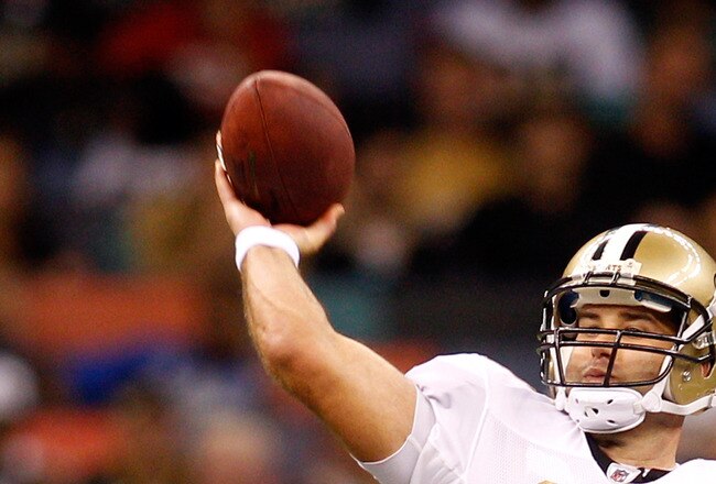 NEW ORLEANS - AUGUST 21:  Chase Daniel #10 of the New Orleans Saints throws the ball against the Houston Texans at the Louisiana Superdome on August 21, 2010 in New Orleans, Louisiana.  The Saints defeated the Texans 38-20.  (Photo by Chris Graythen/Getty Images)