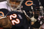 CHICAGO - AUGUST 21: Matt Forte #22 of the Chicago Bears takes off on an 89 yard touchdown run against the Oakland Raiders during a preseason game at Soldier Field on August 21, 2010 in Chicago, Illinois. (Photo by Jonathan Daniel/Getty Images)