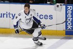 SUNRISE, FL - JANUARY 16: Vincent Lecavalier #4 of the Tampa Bay Lightning prior to the game against the Florida Panthers on January 16, 2010 at the BankAtlantic Center in Sunrise, Florida. The Panthers defeated the Lightning 5-2. (Photo by Joel Auerbach/Getty Images)