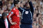LIVERPOOL, ENGLAND - AUGUST 15:  Fernando Torres of Liverpool comes on as a substitute during the Barclays Premier League match between Liverpool and Arsenal at Anfield on August 15, 2010 in Liverpool, England.  (Photo by Clive Brunskill/Getty Images)