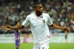 MARIBOR, SLOVENIA - AUGUST 26:  Abel Hernandez of Palermo celebrates after scoring his team's first goal during the Europa League Play-Offs match Second Leg between NK Maribor and US Citta di Palermo at Ljudski vrt Stadium on August 26, 2010 in Maribor, Slovenia.  (Photo by Tullio M. Puglia/Getty Images)