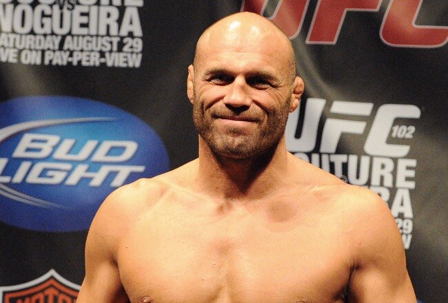 PORTLAND, OR - AUGUST 28: UFC heavyweight fighter Randy Couture weighs in at UFC 102: Couture vs. Nogueira Weigh-In at the Rose Garden Arena on August 28, 2009 in Portland, Oregon. (Photo by Jon Kopaloff/Getty Images)