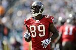 PHILADELPHIA - OCTOBER 11:  Antonio Bryant #89  of the Tampa Bay Buccaneers runs up field at Lincoln Financial Field on October 11, 2009 in Philadelphia, Pennsylvania.  (Photo by Jeff Zelevansky/Getty Images)