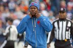 ORCHARD PARK, NY - NOVEMBER 29:  Head coach Perry Fewell of the Buffalo Bills walks on the sidelines during the game against the Miami Dolphins at Ralph Wilson Stadium on November 29, 2009 in Orchard Park, New York. Buffalo won 31-14. (Photo by Rick Stewart/Getty Images)