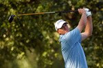 PARAMUS, NJ - AUGUST 26:  Steve Stricker watches his tee shot on the 11th hole during the first round of The Barclays at the Ridgewood Country Club on August 26, 2010 in Paramus, New Jersey.  (Photo by Scott Halleran/Getty Images)