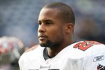 SEATTLE - DECEMBER 20:  Derrick Ward #28 of the Tampa Bay Buccaneers warms up prior to their game against the Seattle Seahawks on December 20, 2009 at Qwest Field in Seattle, Washington. The Buccaneers defeated the Seahawks 24-7. (Photo by Otto Greule Jr/Getty Images)