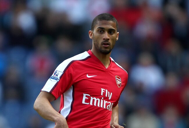 BLACKBURN, ENGLAND - MAY 03:  Armand Traore of Arsenal in action during the Barclays Premier League match between Blackburn Rovers and Arsenal at Ewood Park on May 3, 2010 in Blackburn, England.  (Photo by Clive Brunskill/Getty Images)