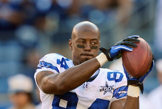 SAN DIEGO - AUGUST 21:  Wide receiver Patrick Crayton #84 of the Dallas Cowboys during the pre-season NFL football game against San Diego Chargers at Qualcomm Stadium on August 21, 2010 in San Diego, California.  (Photo by Kevork Djansezian/Getty Images)