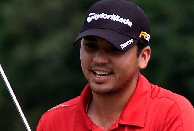 NORTON, MA - SEPTEMBER 03:  Jason Day of Australia reacts after missing a putt on the sixth green during the first round of the Deutsche Bank Championship at TPC Boston on September 3, 2010 in Norton, Massachusetts.  (Photo by Michael Cohen/Getty Images)