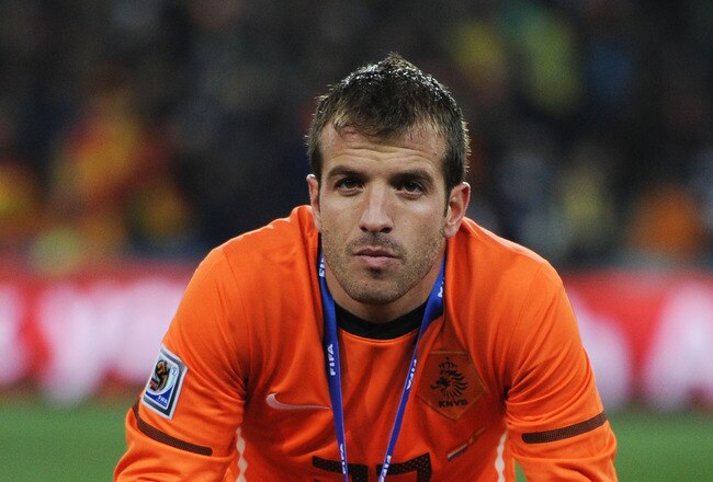 JOHANNESBURG, SOUTH AFRICA - JULY 11:  Rafael Van der Vaart of the Netherlands shows his dejection  after losing the 2010 FIFA World Cup South Africa Final match between Netherlands and Spain at Soccer City Stadium on July 11, 2010 in Johannesburg, South Africa.  (Photo by Jasper Juinen/Getty Images)