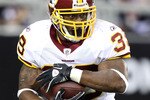 GLENDALE, AZ - SEPTEMBER 02:  Runningback Willie Parker #39 of the Washington Redskins rushes the football against the Arizona Cardinals during preseason NFL game at the University of Phoenix Stadium on September 2, 2010 in Glendale, Arizona. The Cardinals defeated the Redskins 20-10.  (Photo by Christian Petersen/Getty Images)
