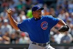 CHICAGO - JUNE 25: Starting pitcher Carlos Zambrano #38 of the Chicago Cubs throws the ball in the 1st inning against the Chicago White Sox at U.S. Cellular Field on June 25, 2010 in Chicago, Illinois. Zambrano was suspended indefinitely by the Cubs for an outburst in the dugout after the 1st inning. The White Sox defeated the Cubs 6-0. (Photo by Jonathan Daniel/Getty Images)