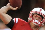 LINCOLN, NE - SEPTEMBER 04:  Taylor Matinez #3 of the Nebraska Cornhuskers warms up before their game against Western Kentucky Hilltoppers at Memorial Stadium on September 4, 2010 in Lincoln, Nebraska.  (Photo by Eric Francis/Getty Images)