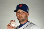 PORT SAINT LUCIE, FL - FEBRUARY 23:  Dillon Gee #73 of the New York Mets poses during photo day at Tradition Field on February 23, 2009 in Port Saint Lucie, Florida.  (Photo by Doug Benc/Getty Images)