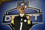NEW YORK - APRIL 24:  Quarterback Ben Roethlisberger is seen after being selected 11th overall by the Pittsburgh Steelers during the 2004 NFL Draft on April 24, 2004 at Madison Square Garden in New York City.  (Photo by Chris Trotman/Getty Images)